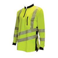 英國 treehog 反光安全認證長袖工作衣 THHV2010 黃色